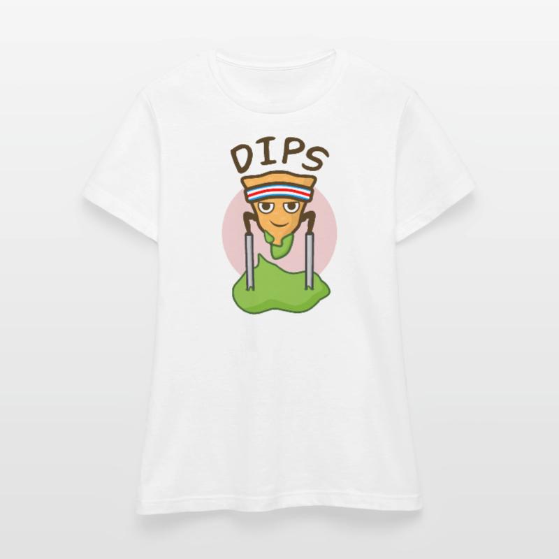 Nacho Doing Dips, Nacho dip funny pun Women's T-Shirt
