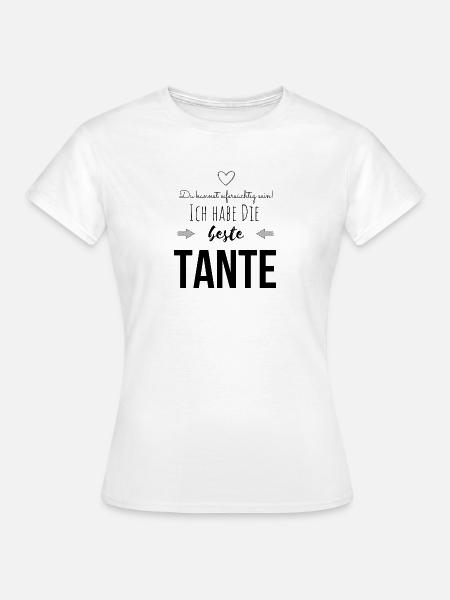 Lieblingstante Tante Geschenk - Frauen T-Shirt - Weiß