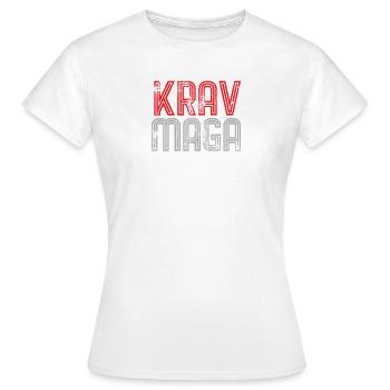 Krav Maga - Frauen T-Shirt - Weiß - Vorne - AI Model Female 172 dark (172cm)