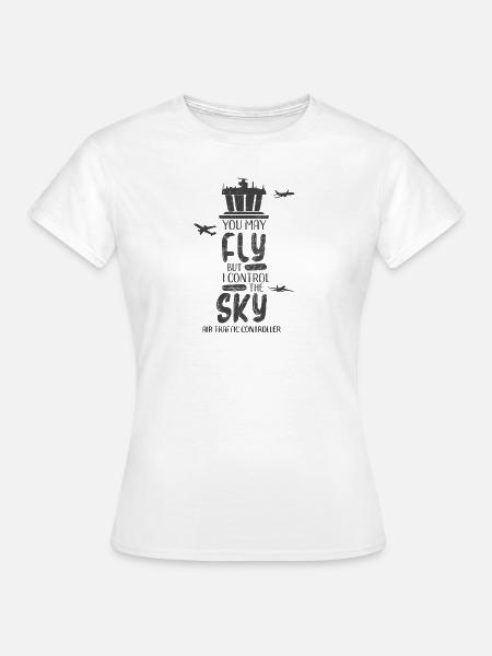Fluglotse - Frauen T-Shirt - Weiß