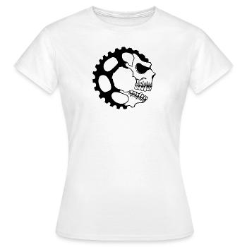 Mountain bike - mountain biking - downhill bike - Women's T-Shirt - white - Front - AI Model Female 172 dark (172cm)