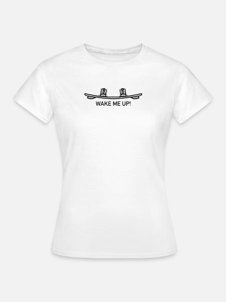 Wakeboard Wakeboarding Kiteboard Kitesurfing - Frauen T-Shirt - Weiß