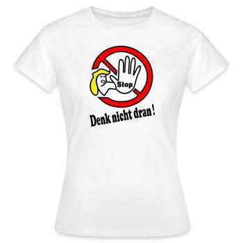 Gewalt gegen Frauen - Frauen T-Shirt - Weiß - Vorne - AI Model Female 172 dark (172cm)