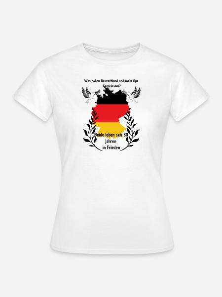 Frieden in Deutschland - Frauen T-Shirt - Weiß