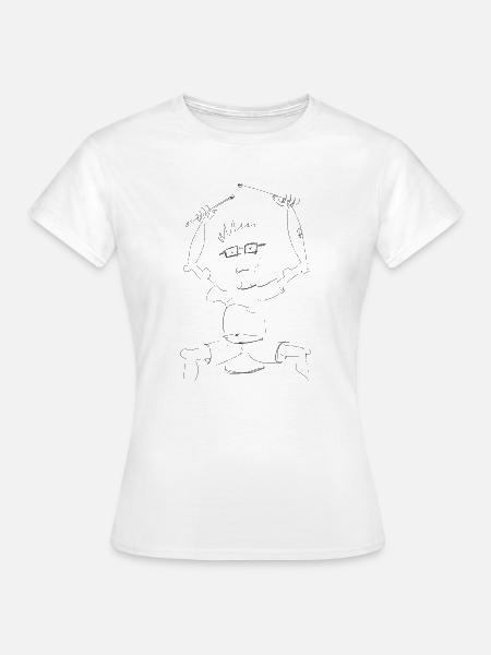 Drumnerd - Frauen T-Shirt - Weiß