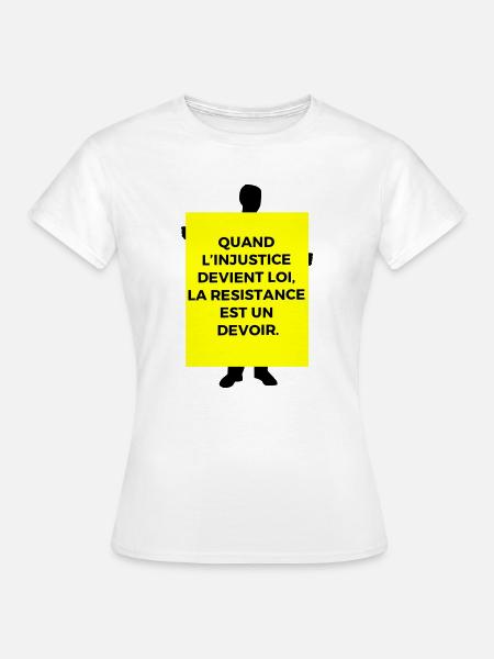 Ungerechtigkeit - Frauen T-Shirt - Weiß