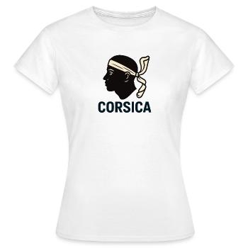 Modernes Korsika - Frauen T-Shirt - Weiß - Vorne - AI Model Female 172 dark (172cm)