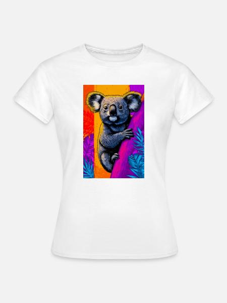 Koala - Frauen T-Shirt - Weiß