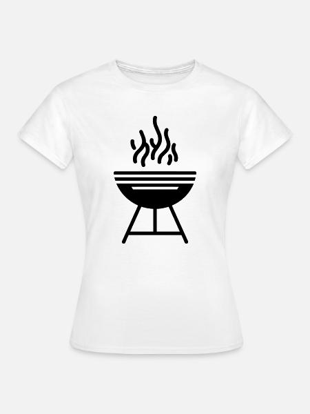 Grillen - Frauen T-Shirt - Weiß