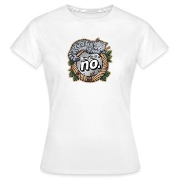 Bkh tigré argenté non - T-shirt Femme - blanc - Devant - AI Model Female 172 dark (172cm)