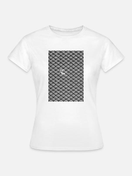 Help Japan Design - Frauen T-Shirt - Weiß