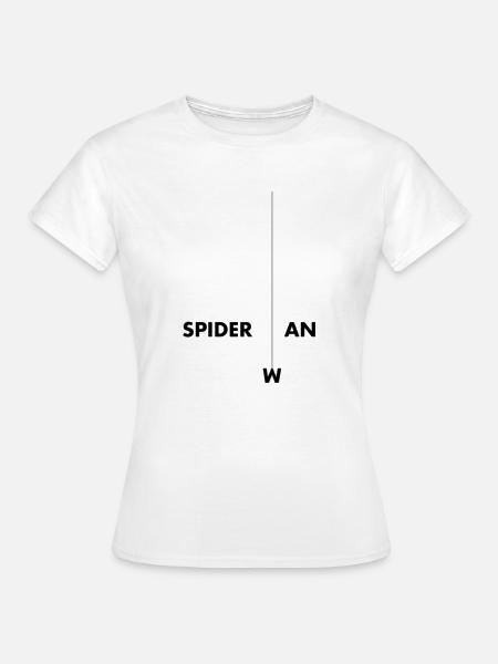 Man Spider - Frauen T-Shirt - Weiß