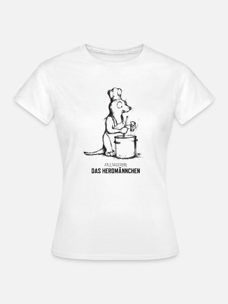 Das Herdmännchen - Frauen T-Shirt - Weiß