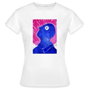 Erleuchtung - Frauen T-Shirt - Weiß - Vorne - AI Model Female 172 dark (172cm)