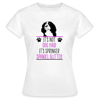 Springer-Zitat - Frauen T-Shirt - Weiß - Vorne - AI Model Female 172 dark (172cm)