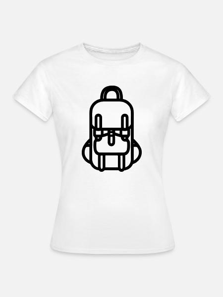 Sac à dos - T-shirt Femme - blanc