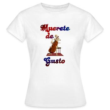 Orchestra skeleton - Women's T-Shirt - white - Front - AI Model Female 172 dark (172cm)