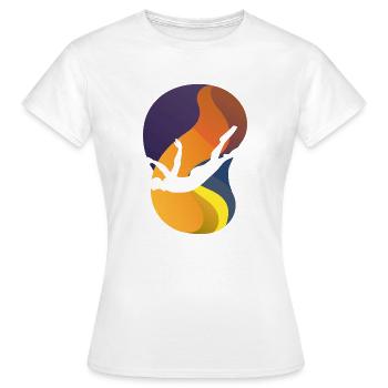 Nageurs Natation Brasse - T-shirt Femme - blanc - Devant - AI Model Female 172 dark (172cm)