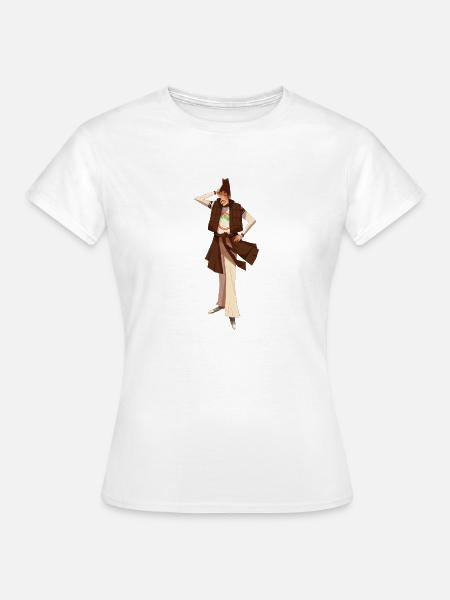 Charakter braun - Frauen T-Shirt - Weiß