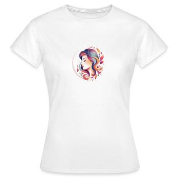 L'amour maternel - Spécial Fête des mères - T-shirt Femme - blanc - Devant - AI Model Female 172 dark (172cm)