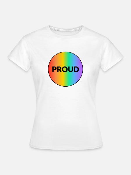 STOLZER LGBT-STOLZ - Frauen T-Shirt - Weiß