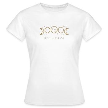 Astrologie de phase de la phase de la Lune - T-shirt Femme - blanc - Devant - AI Model Female 172 dark (172cm)