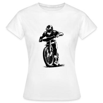 Speedway - Motorcycle Speedway - Women's T-Shirt - white - Front - AI Model Female 172 dark (172cm)