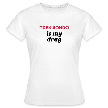 Taekwondo Taekwondoin Tae-Kwon-Do Tae Kwon Do - Women's T-Shirt - white - Front - AI Model Female 172 dark (172cm)