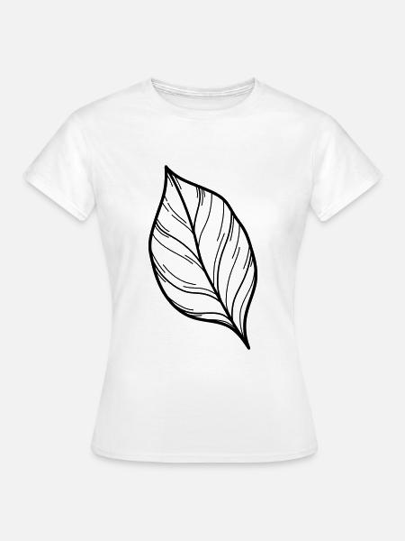 simple Wildblume - Frauen T-Shirt - Weiß