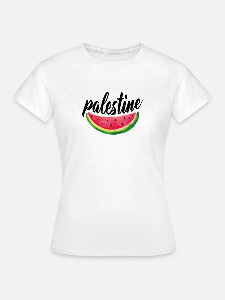 Palestine melon - Frauen T-Shirt - Weiß