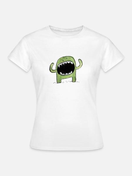 Kleine Monster - Frauen T-Shirt - Weiß