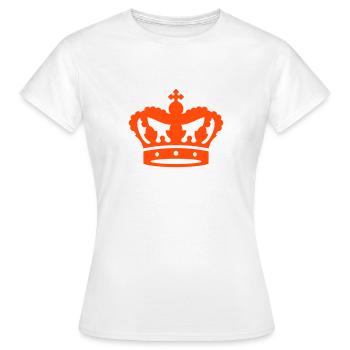 Couronne - T-shirt Femme - blanc - Devant - AI Model Female 172 dark (172cm)