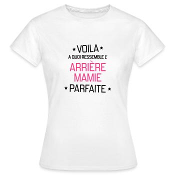 Großmütter / Oma / Mami / Großmutter / Mamy - Frauen T-Shirt - Weiß - Vorne - AI Model Female 172 dark (172cm)