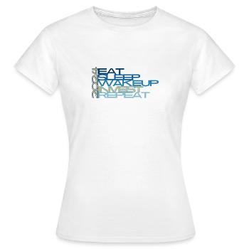 Résolutions 2024 - T-shirt Femme - blanc - Devant - AI Model Female 172 dark (172cm)
