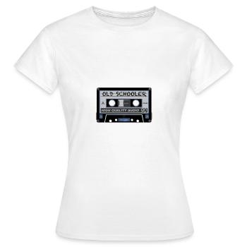 Old Schooler - Frauen T-Shirt - Weiß - Vorne - AI Model Female 172 dark (172cm)