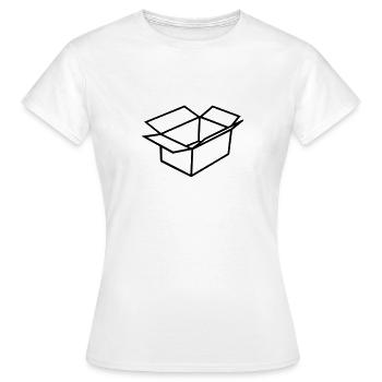 Karton - Frauen T-Shirt - Weiß - Vorne - AI Model Female 172 dark (172cm)