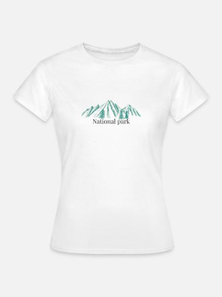 National Park - Frauen T-Shirt - Weiß