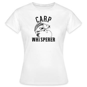 Karpfen - Frauen T-Shirt - Weiß - Vorne - AI Model Female 172 dark (172cm)