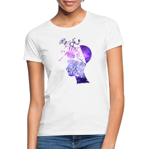 Bagpipe in my Head (Galaxie) - Frauen T-Shirt