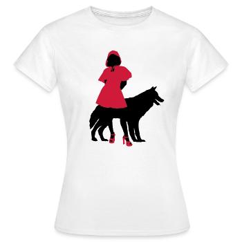Rotkäppchen - Frauen T-Shirt - Weiß - Vorne - AI Model Female 172 dark (172cm)