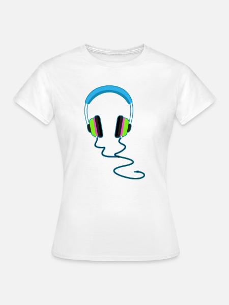 Glitzernder Regenbogenhelm - Frauen T-Shirt - Weiß