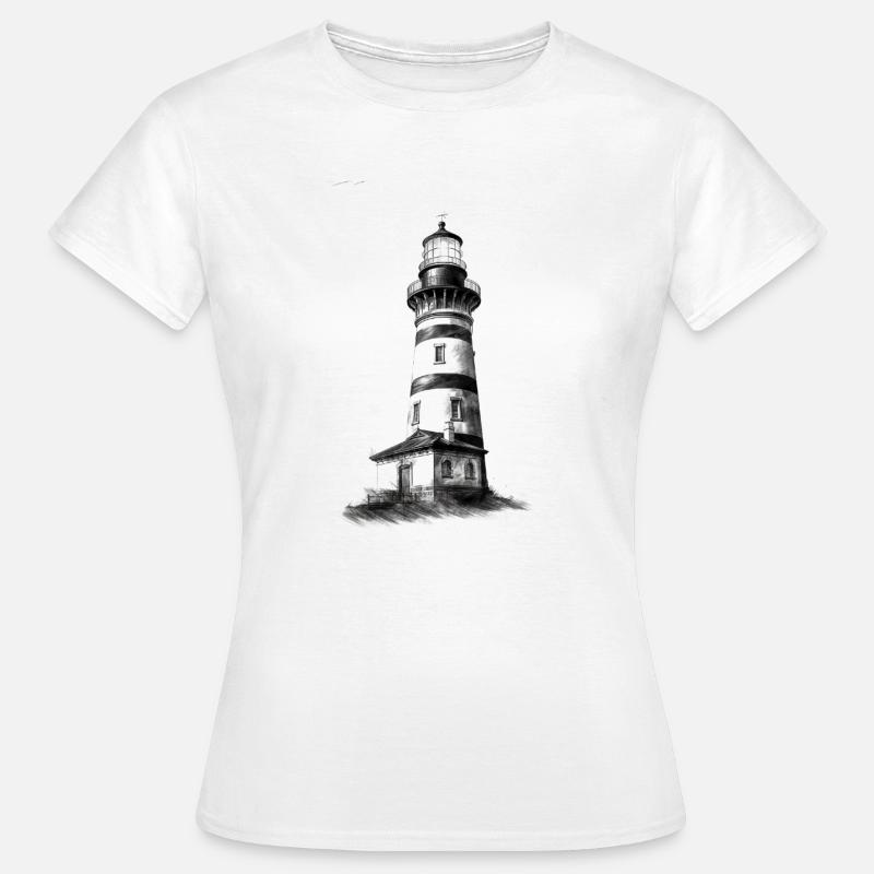 Lighthouse design for self-design - Women's T-Shirt - white
