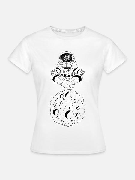 Zen-Astronaut - Frauen T-Shirt - Weiß