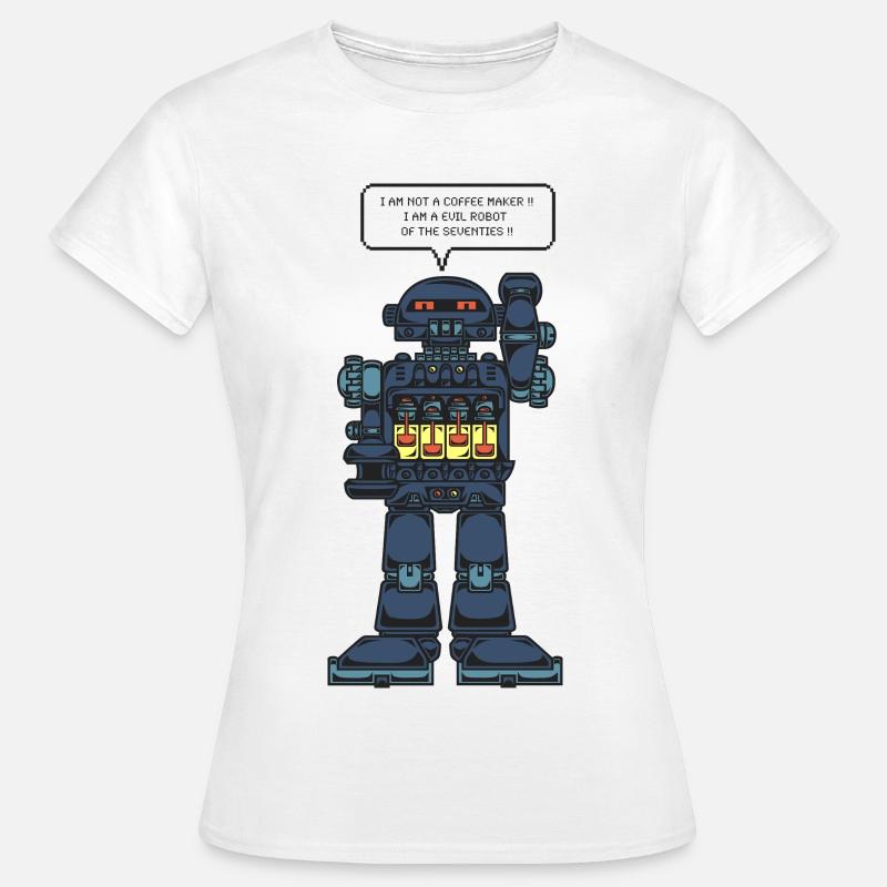 Battery-powered robot - Women's T-Shirt - white