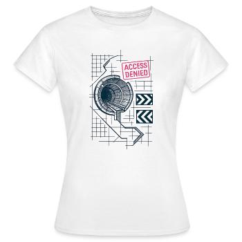 Accès Interdit - Underground - T-shirt Femme - blanc - Devant - AI Model Female 172 dark (172cm)