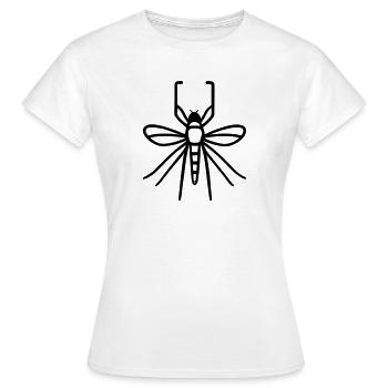 Moustique - T-shirt Femme - blanc - Devant - AI Model Female 172 dark (172cm)