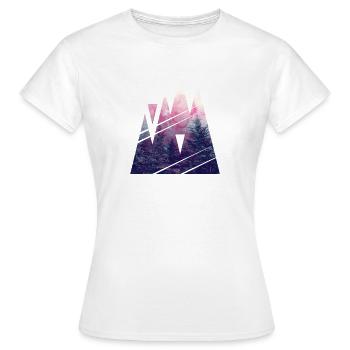 Shape of Woods - Frauen T-Shirt - Weiß - Vorne - AI Model Female 172 dark (172cm)