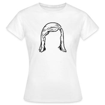 Günter Netzer Noface - Frauen T-Shirt - Weiß - Vorne - AI Model Female 172 dark (172cm)