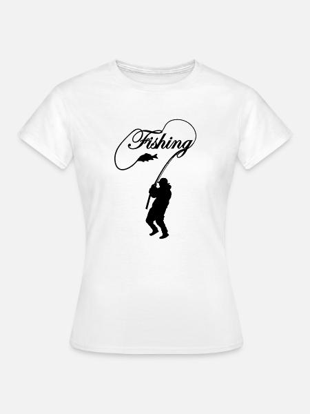 Fishing - Frauen T-Shirt - Weiß