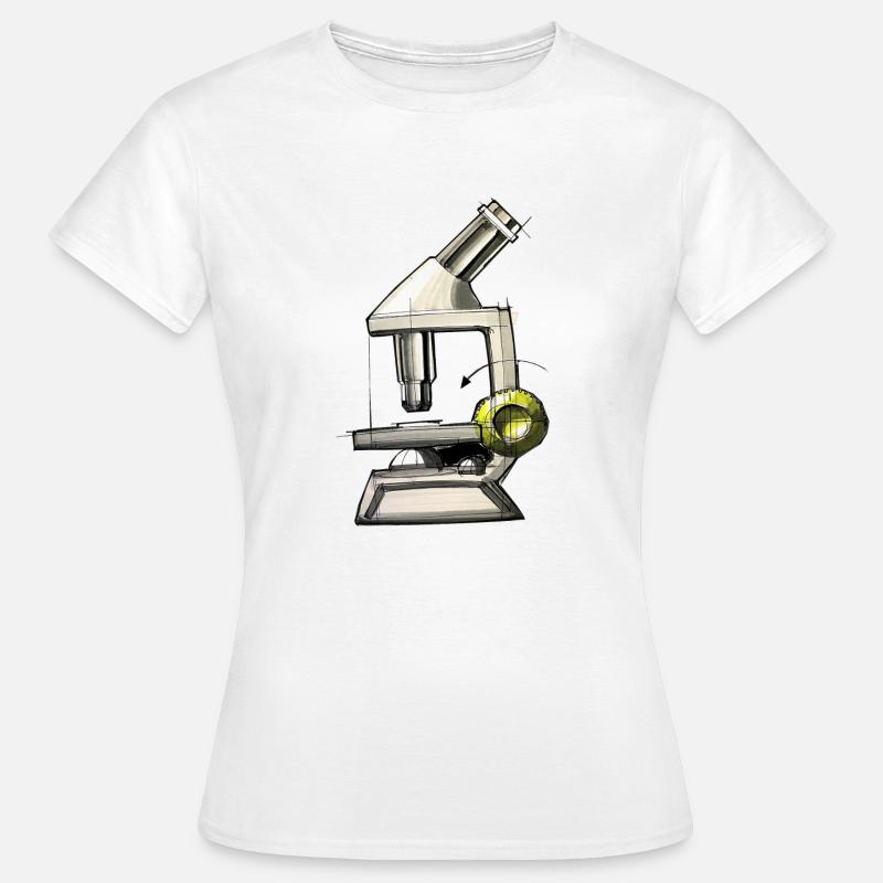 Science microscope - Women's T-Shirt - white